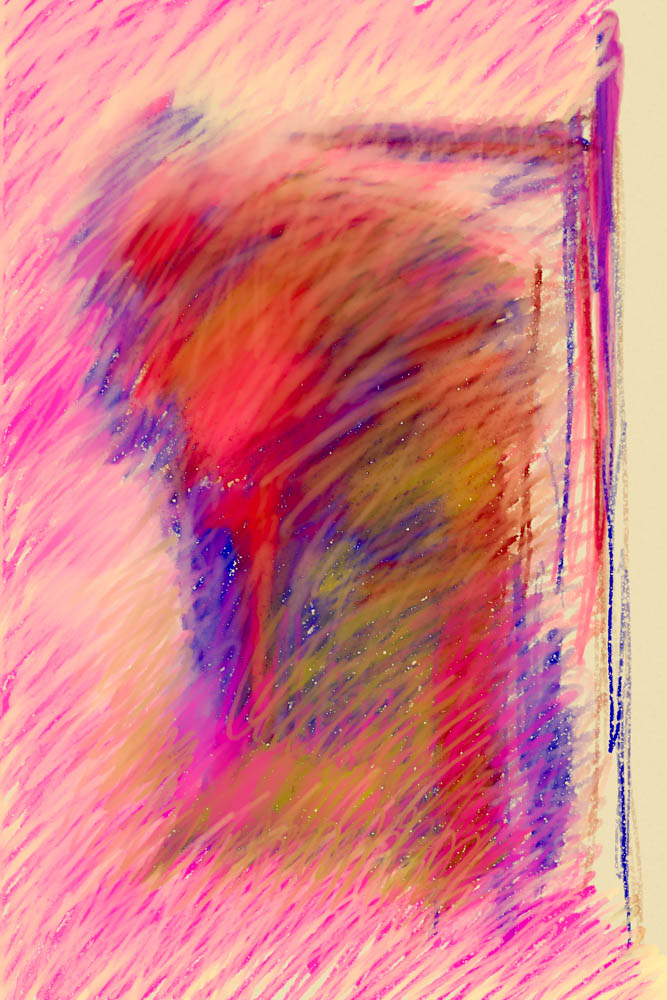 A Table - pigment print pastel on artpaper 60